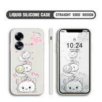 เคสโทรศัพท์สำหรับ A18 OPPO A38เคสโทรศัพท์รุ่น Aristocats Duchess เคสโทรศัพท์ปลอกซิลิโคนของเหลวทรงสี่เหลี่ยมดั้งเดิมคลุมทั้งหมดเคสป้องกันทนแรงกระแทกกล้อง