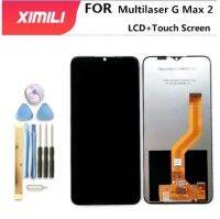 โทรศัพท์มือถือหน้าจอ LCD สำหรับ Multilaser G Max 2จอแสดงผล LCD พร้อมเครื่องมือประกอบเทปกาวหน้าจอสัมผัส Digitizer