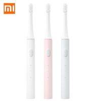 【LZ】∏◘✑  Xiaomi-escova de dentes elétrica mijia t100 à prova dágua vibrador ultrassônico para clareamento dos dentes limpeza de higiene oral escova sônica