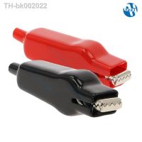 ۩ﺴ 2PCS 20A Alligator Clips Double-end USB Charging Battery Crocodile Clips for Electrical Jumper Wire Test Clip Red Black