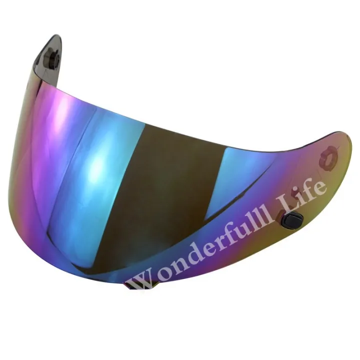 NO LOGO KF Visor, Moto Visiera 16 CL CL 17 CS 15 CS R1 R2 CS CS 15 FG 15 TR 1 Lente da HJC Shield Parti Occhiali Moto (Colore : Argento
