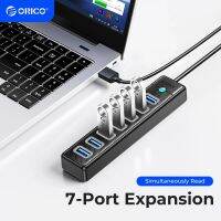 ORICO USB 3.0 HUB 7พอร์ตSplitterความเร็วสูงประเภทC HUBแล็ปท็อปขยายคอมพิวเตอร์อุปกรณ์เสริมคอมพิวเตอร์-Zaeiruie