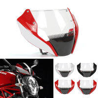 ด้านหน้าหัว Cowling สำหรับ Ducati 821 797 F Airing ด้านหน้ากระจกกระจกมอนสเตอร์797 821 Hyperstrada 1200วินาที Stnipe D Eflector