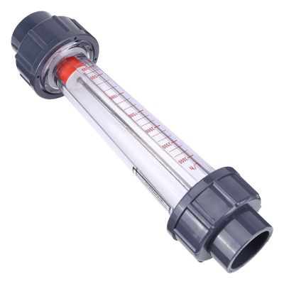 LZS-25 Flow Meter Plastic Tube Type 300-3000L/H Water Rotameter Liquid Flowmeter Measuring Tools For Chemical Light