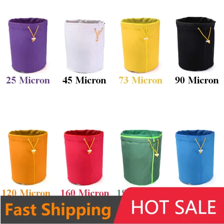 1pcs Gallon Multicolor Bubble Hash Herbal Filtration Bag Micron Sizes