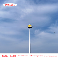 Deshibo GA-505 76-108MHz 118-136MHz Loop Active Antenna SDR วิทยุคลื่นสั้น FM การบิน TEF6686 702 MAX707