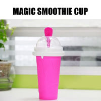 2021Slushie Maker Cup Quick Smoothies Cup Cooling Cup Dual Layer Squeezing Cup Slushy Maker Homemade J2Y