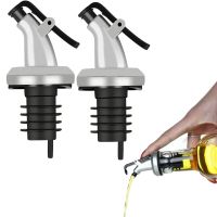3PCS Olive Oil Sprayer Liquor Dispenser ABS ล็อคไวน์ Pourers Flip Top เครื่องดื่มไวน์ Stopper Leak-Proof หัวฉีด Home Kitchen Tools