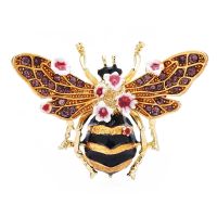 【YF】♧☜  Wuli baby Big Enamel Brooches Men 3-color Insects Causal Brooch Pin Gifts