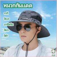 Ayla หมวกกันแดด หมวกปีนเขา หมวกกลางแจ้ง มีตะข่ายระบ่ายอากาศ sun hat