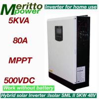 5KW Hybrid solar inverter 48V 220VAC 80AMPPT 500VDC