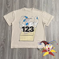 Vintage RRR 123เสื้อยืดผู้ชายผู้หญิง1:1คุณภาพสูงล้าง RRR-123 Tee Tops T เสื้อ