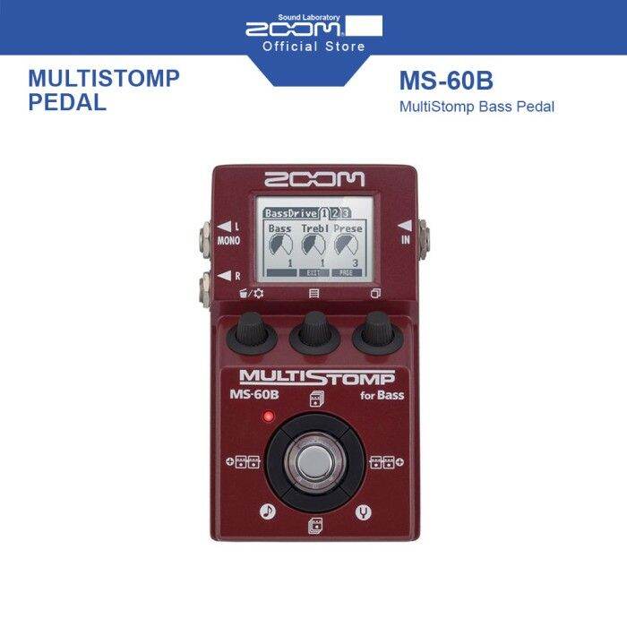 Zoom MS-60B MultiStomp Bass Pedal | Lazada Indonesia