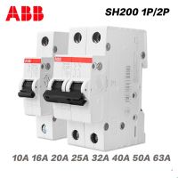 【✴COD✴】 rstuth Abb ไฟฟ้า Sh200 All Series Mcb Miniature Circuit สวิตช์อากาศเบรคเกอร์ Ac 1P 2P C 10a 16a 20a 25a 32a 40a 63a ใหม่เอี่ยม