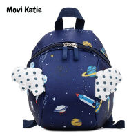 Movi Katie กระเป๋านักรียน กระเป๋าเป้ลายการ์ตูนน่ารักสำหรับเด็ก1-3ปี,กระเป๋าเป้ป้องกันเด็กหายสำหรับเด็กทารกผู้ชายและผู้หญิง