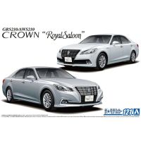 AOSHIMA 1/24โมเดลโตโยต้า GRS210 / AWS210 Royal Crown 15 05952ของเล่นแบบชุดสะสมประกอบที่ได้รับการฟื้นฟูอย่างมาก