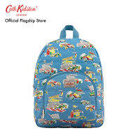 Cath Kidston Kids quilted mini rucksack chest strap Finishing Line Mid Blue กระเป๋า กระเป๋าสะพาย กระเป๋าสะพายหลัง กระเป๋าเป้ กระเป๋าเด็ก กระเป๋าแคทคิดสตัน