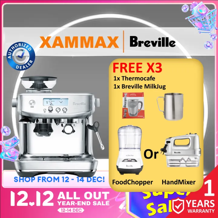 Breville (BES878/ BES878SST/ BES878SHY/ BES878RVC) The Barista Pro