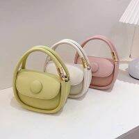 ?พร้อมส่ง Broccoli Bag ?กระเป๋าถือหนังPU Crossbodyได้ มีสายยาวให้ มี3สี ชมพู/ขาว/เหลืองมะนาว