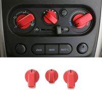 Red Aluminum Central Console AC Switch Knob Trim For Suzuki Jimny 2007-2018 3x