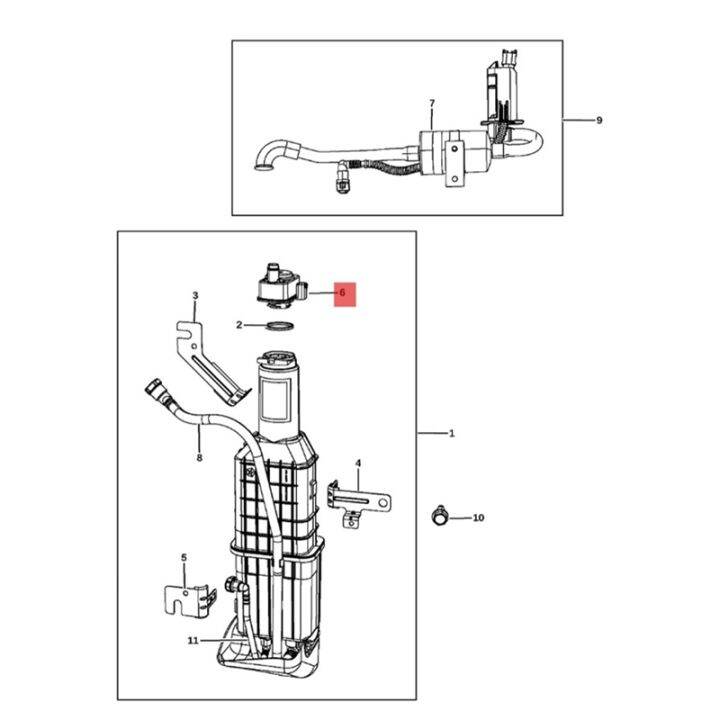 4861962AA Car Evaporative System Integrity Module Detector for Charger