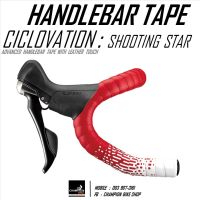 ผ้าพันแฮนด์เสือหมอบ CICLOVATION : SHOOTING STAR HANDLEBAR TAPE สีแดง-ขาว