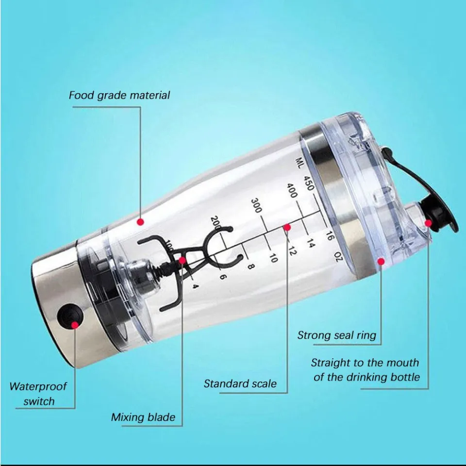 450/600mlUSBElectric Mixing Cup Portable Protein Powder Shaker