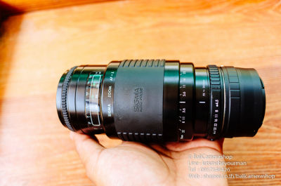 (For Canon EOS M Mirrorless ทุกรุ่น) ขายเลนส์ TELE มือหมุน งบประหยัด Sigma 75-300mm F4.5-5.6 Serial 3078478