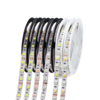 1 Roll 5M Waterproof 12V LED Strip Light 5050 RGB RGBW RGBWW Pink Ice Blue Red Green Diode Tape LED Lamp Home Holiday Decoration LED Strip Lighting