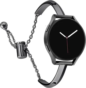 for Watch Band Galaxy Watch 6 Classic 43mm 47mm Metal Chain Watch4 Classic 42mm 46mm Stainless Steel Strap Watch4 and Galaxy Watch 5 40mm 44mm