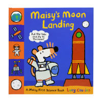 Maisy S moon landing Maisy mouse Bobo English picture book original landing on the Moon 3D stereoscopic Book flipping mechanism operation Book Baby enlightenment English Cognition Book imported childrens book