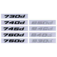 3D ABS ตัวอักษรรถ Trunk Badge สัญลักษณ์630d 640d 645d 650d G32 740d 745d 750d 760d โลโก้สำหรับ BMW GT F12 G70อุปกรณ์เสริม