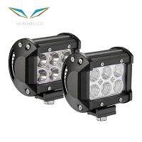 12โวลต์ Led หลอดฮาโลเจนเดย์ไลท์18W 4นิ้ว4 ไฟลำแสงสำหรับ4X4 Offroad Lada UAZ รถแทรกเตอร์เรือรถบรรทุก4X4 SUV รถ ATV จัดแต่งทรงผม