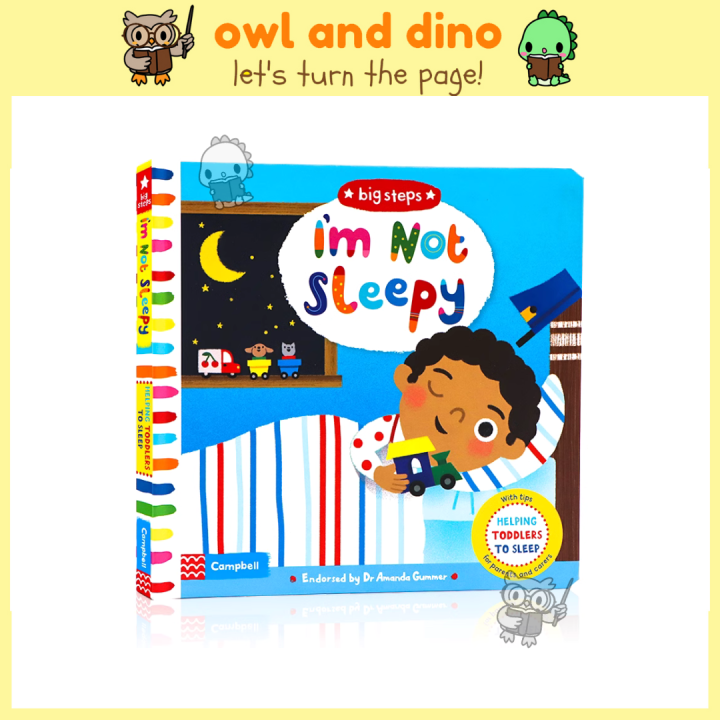 I'm Not Sleepy (Campbell Big Steps Interactive Board Book) | Lazada PH