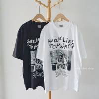 เสื้อยืดโอเวอร์ไซต์ ผ้าคอตตอนนิ่ม สกรีนลายเก๋ๆ