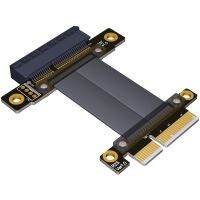 R22sf Pcie 3.0 X4ตัวผู้กับตัวเมียสายพ่วง Pci เมนบอร์ด Gen3กราฟิก Ssd Extender สายแปลงไรเซอร์การ์ด