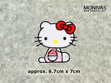  Cute Classic hello kitty cat Embroidered Iron On / Sew