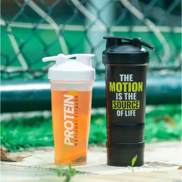 500ml Large-capacity Shaker Protein Bottle Powder Mixing Cup Portable Water  Bottle Gym Sports Drinking Bottle Fitness Cup Kettle