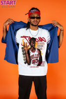 START NBA  jordan  แฟชั่น แฟชั่น แขนสั้น  สไตล์อเมริกัน เสื้อยืดผู้ชาย เสื้อคอกลมชาย T-shirt