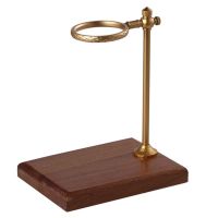 Pour Over Coffee Maker Stand with Vintage Wooden Base Adjustable Height Rack Dripper Filter Holder for Manual Brewing