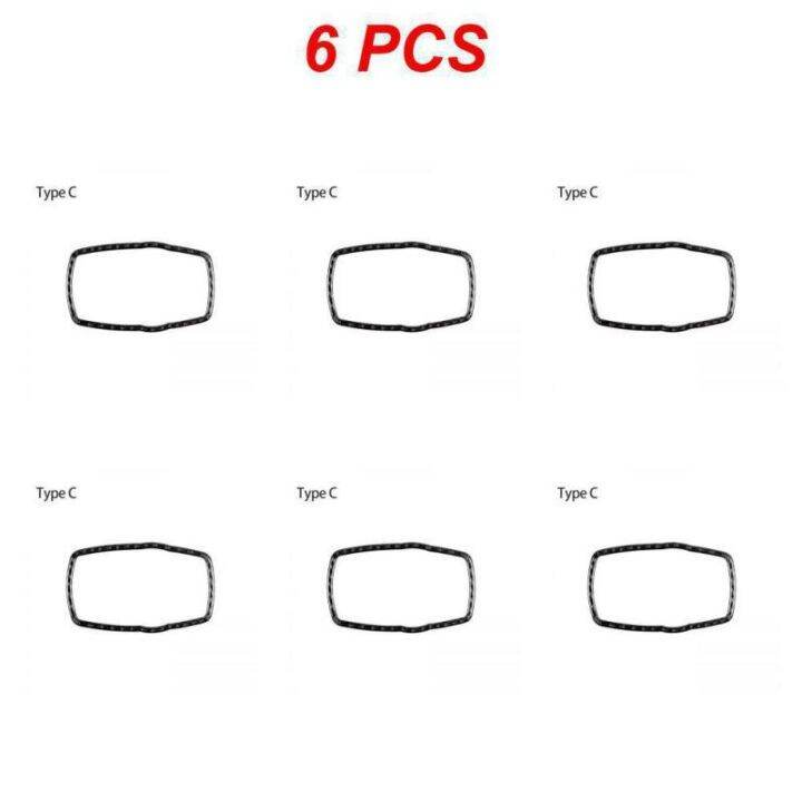 ปุ่มมัลติมีเดีย1-10ชิ้น-ปุ่มคาร์บอนไฟเบอร์ปลอกคอกันสุนัขเลียมัลติมีเดียทนทานปุ่มเฟรมลูกบิดตกแต่งสติกเกอร์ตกแต่งภายในรถยนต์