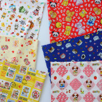 Half Meter 100 Cotton Cartoon Dog Cat Print Fabric For Garment Bedding Handmade DIY Sewing Tissue T1701