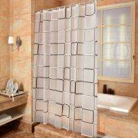 【hot】✚  Shower Curtain Mildew PEVA Curtains Environmental Toilet Door With 12 hooks