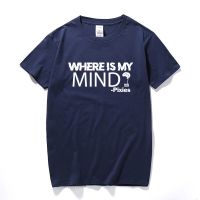 Pixies Where Is My Mind T-Shirt Music Song Rock Band Festival Tour Uni Tee New Summer Top Cotton T Shirt Men Euro Size