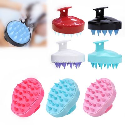 ﺴ▨◑ New Arrivals Silicone Head Body Scalp Massage Brush Comb Shampoo Hair Washing Comb Shower Brush Bath Spa Slimming Massage Brush