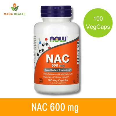[Exp2025] Now Foods, NAC, 600 mg 100 Veg Capsules