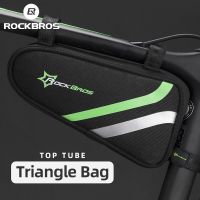 ROCKBROS Bicycle Bag Waterproof MTB Road Bike Bag Frame Front Triangle Bike Tube Bag Large Capacity Bicycle Repair Tool Panniers