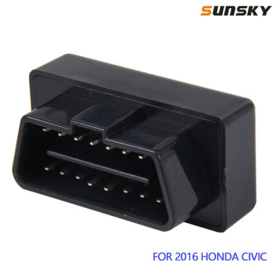 Sunsky ล็อคประตูแบบพกพา OBD Canbus/ล็อคความเร็วรถล็อคประตูนิรภัยและปลดล็อคโมดูล OBD สำหรับ2016รุ่น Civic