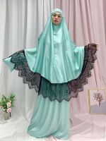 เดือนรอมฎอน Eid khimar abaya ตุรกี Robe djella feulmane มุสลิมชุดสำหรับผู้หญิง caftan marocain Kaftan niqab สวดมนต์เสื้อผ้า