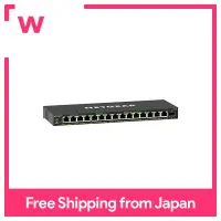 NETGEAR เดสก์ท็อปขนาดกะทัดรัดไม่มีการจัดการบวกสวิตช์ฮับ GS316EP Giga 15พอร์ต SFP 1สล็อต PoE + (โดยรวม180W) VLAN QoS ประหยัดพลังงานแบบไร้พัดลมเงียบ